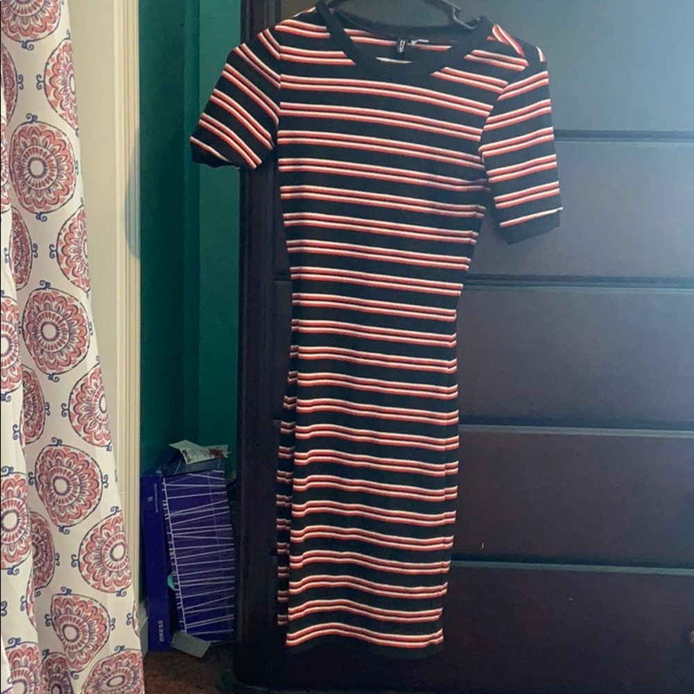Striped H&M dress